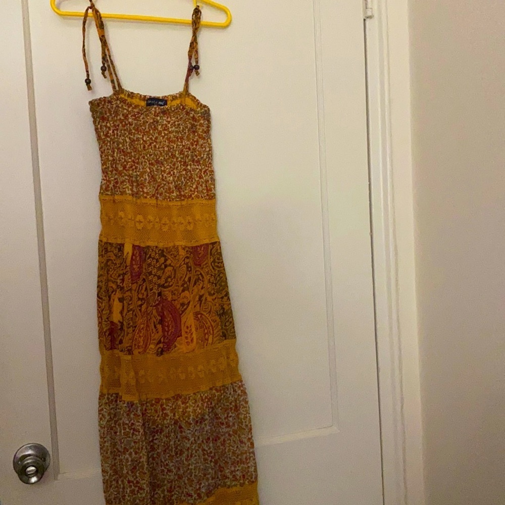 Envy me spaghetti strap maxi dress size: S